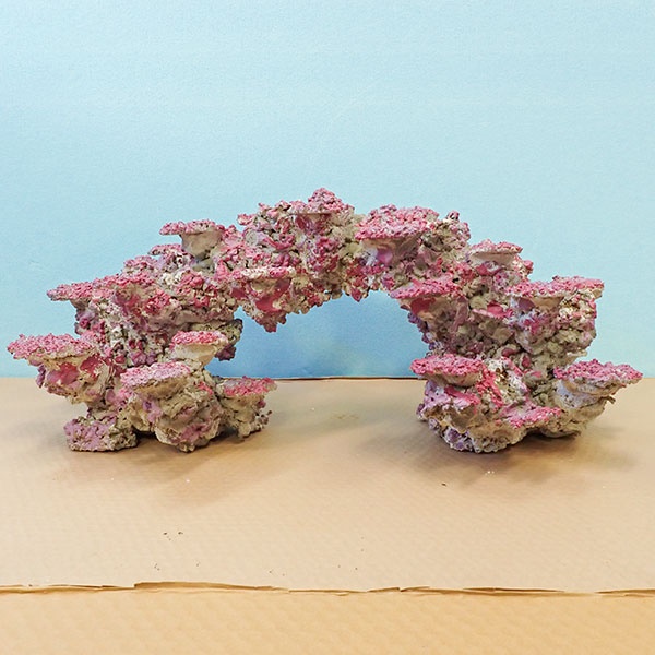 【4】発送要相談 人工ライブロック ペイント済 擬岩 1ピース 90cm水槽用 !【ライブロック】 (t108